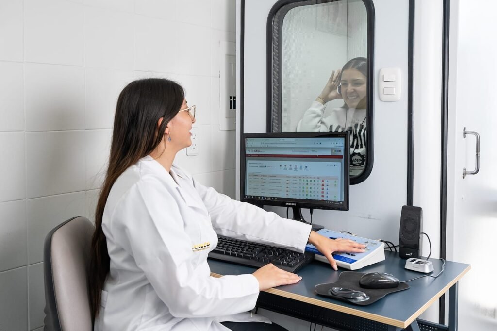 Examen de audiometría